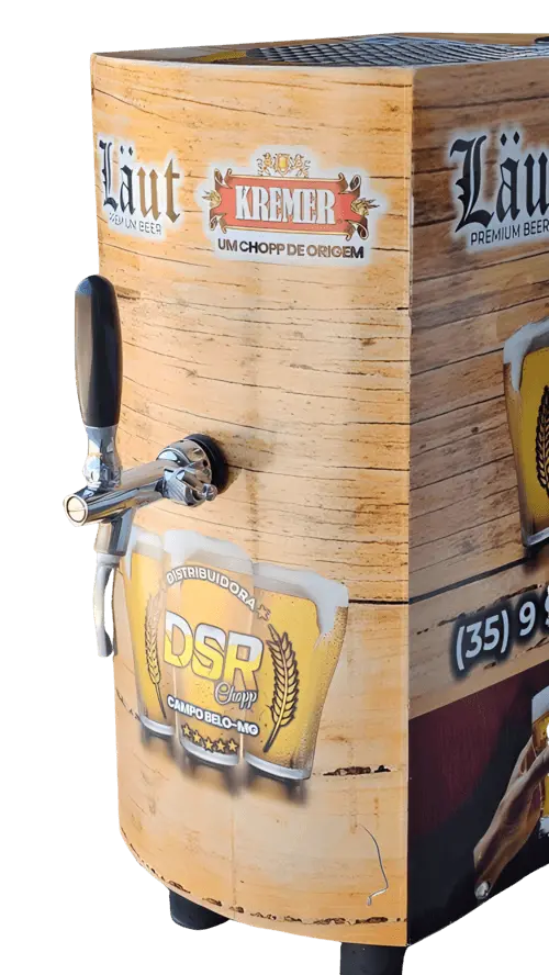 Chopeira DSR Chopp servindo chopp Laut e Kremer